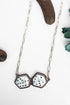 Gambler's Paradise Silvertone Necklace
