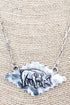 Barn Buddies Pig Silvertone Necklace