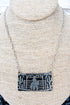 Midnight Ranch Silvertone Necklace
