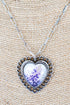 Hill Country Heart Silvertone Necklace