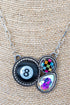 Lucky Break Silvertone Necklace