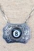 Final Bet Silvertone Necklace