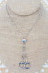 Westbound Bit Silvertone Bolo Necklace