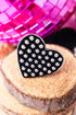 Ramblewood Studded Heart Silvertone Cuff Ring