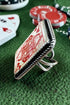 Queen's Gambit Silvertone Ring