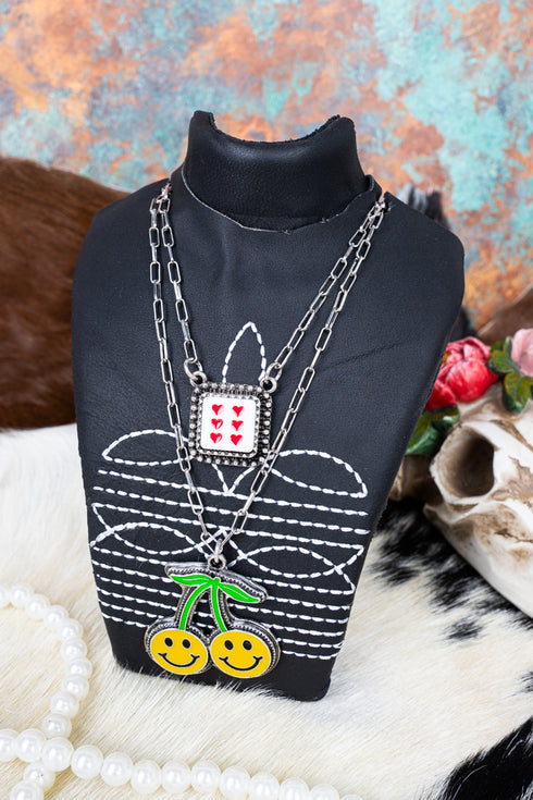 5 x 4.75 Trail Threads Black Faux Leather Small Necklace Display