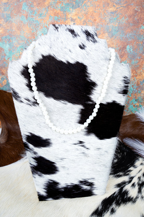 One 12 x 8.5 Black Cassidy Cowhide Flat Necklace Display - Ships Assorted