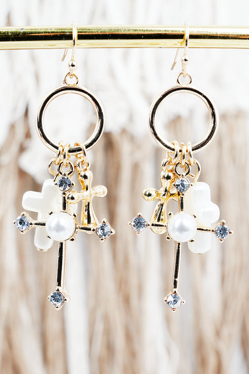 Divine Details Goldtone Earrings