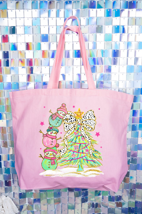 Frosty & Fab Canvas Jumbo Tote