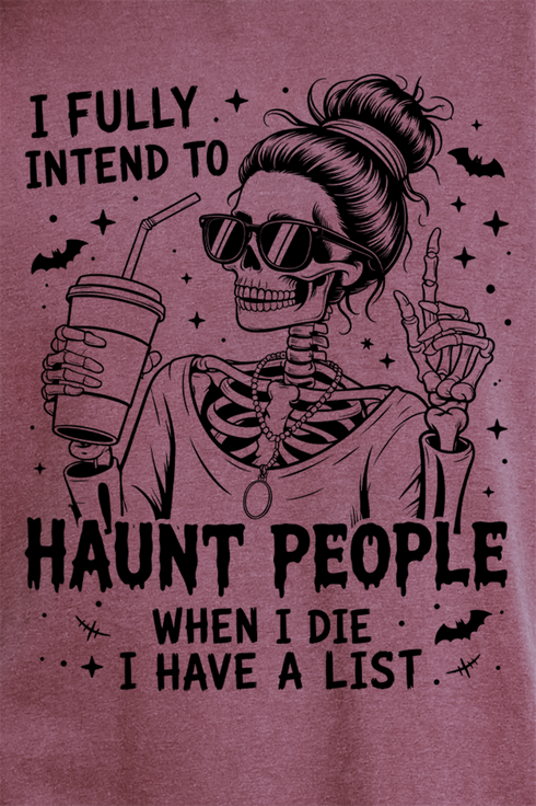 Haunt People Comfort Colors Heavyweight Long T-Shirt