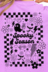 Retro Spooky Season Front & Back Comfort Colors Adult Ring-Spun Cotton Tee