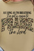 Camo Praise Short Sleeve Relaxed Fit T-Shirt