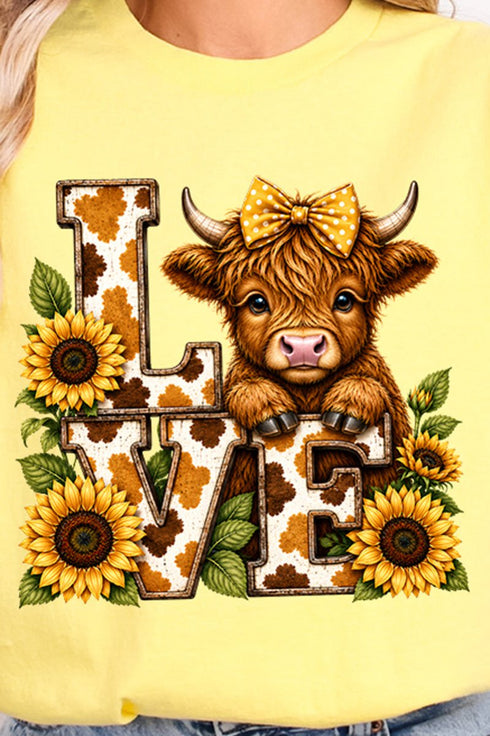 Little Highland Love Softstyle Adult T-Shirt