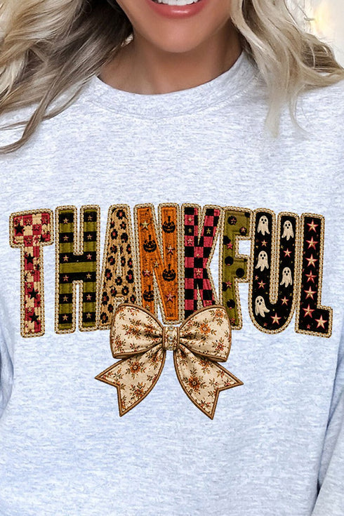 Thankful Fall Spirit Heavy Blend Crew Sweatshirt