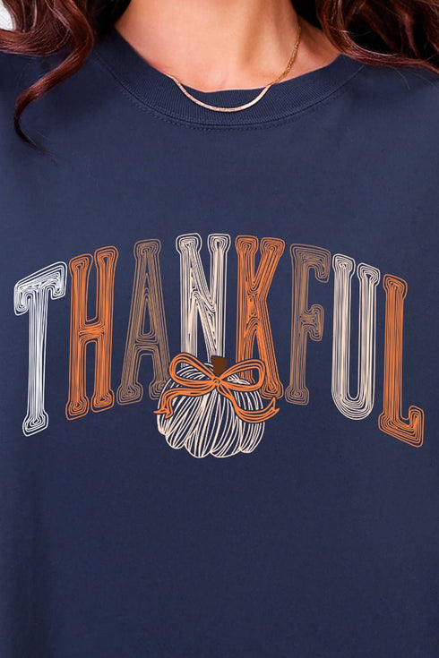 Thankful Sketch Comfort Colors Heavyweight Long T-Shirt