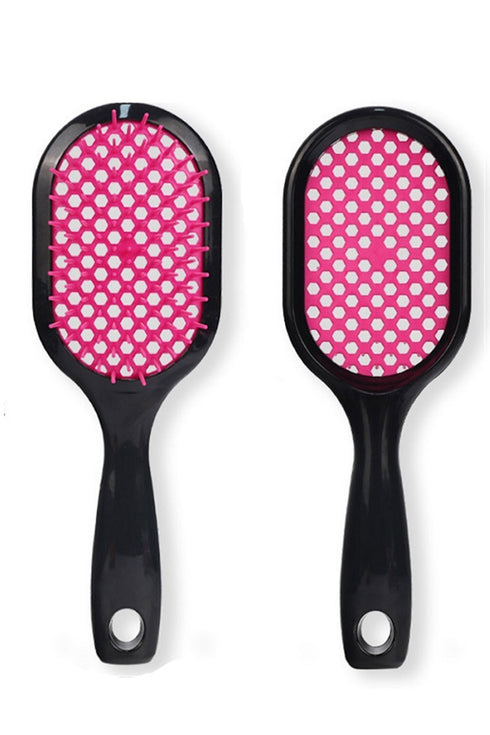 Black and Fuchsia Superbrush Plus Detangling Hair Comb
