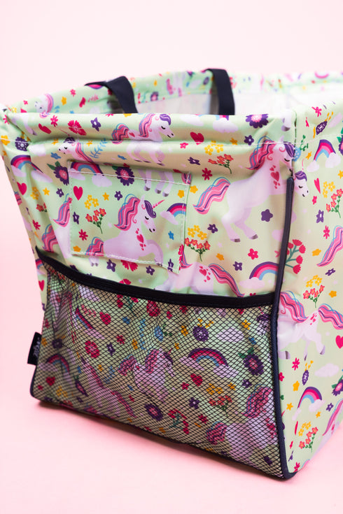 Rainbow Magic Collapsible Haul-It-All Basket with Mesh Pockets
