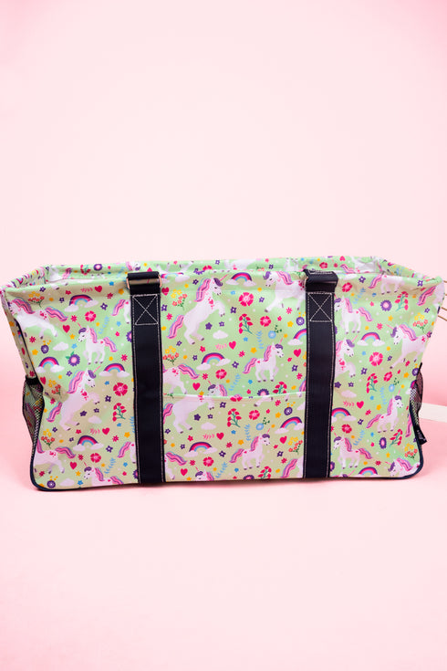 Rainbow Magic Collapsible Haul-It-All Basket with Mesh Pockets