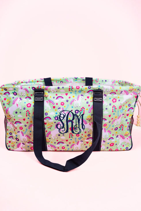 Rainbow Magic Collapsible Haul-It-All Basket with Mesh Pockets