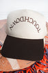 Upside Down Touchdown Embroidered Five Panel Twill Cap