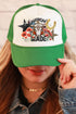 Faux Patch American Made Transfer Foam Mesh Back Trucker Cap
