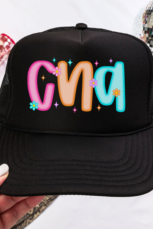 Neon Glow CNA Foam Mesh Back Trucker Cap