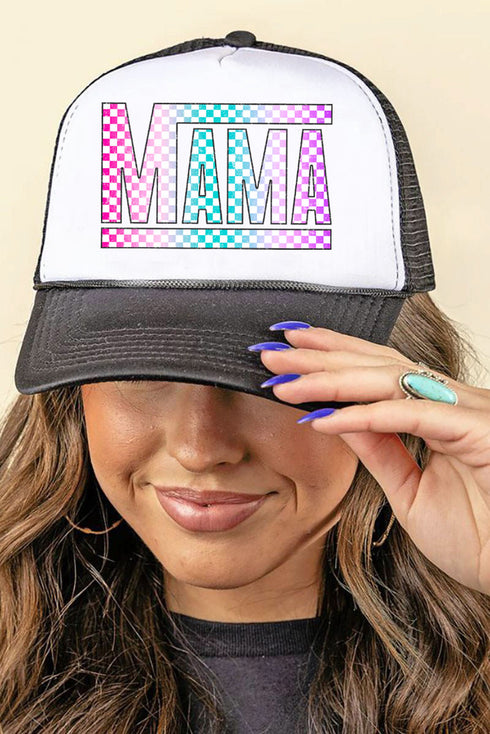 Check It Out Colorful Mama Foam Mesh Back Trucker Cap