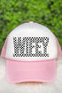 Check It Out Wifey Foam Mesh Back Trucker Cap