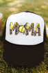 Cheetah Splatter Softball Mama Foam Mesh Back Trucker Cap