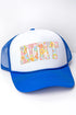 Daisy Floral Aunt Foam Mesh Back Trucker Cap