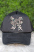 Distressed Boy Mama Coquette Foam Mesh Back Trucker Cap