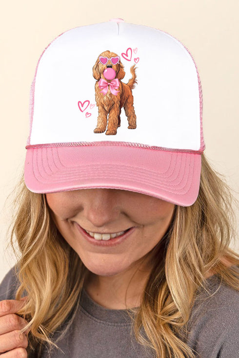 Golden Love Foam Mesh Back Trucker Cap