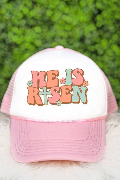 Groovy He Is Risen Foam Mesh Back Trucker Cap