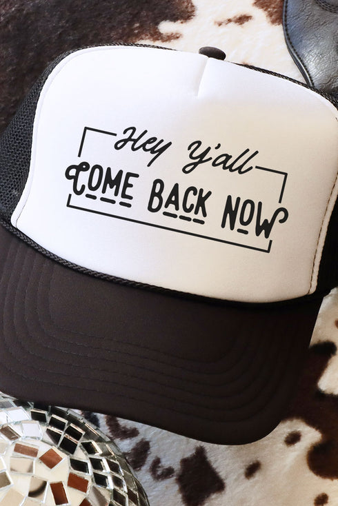 Hey Y'all Foam Mesh Back Trucker Cap