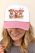 Hoppy Highland Easter Foam Mesh Back Trucker Cap