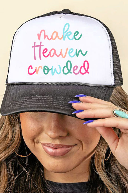 Make Heaven Crowded Foam Mesh Back Trucker Cap