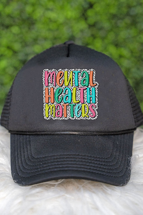 Mental Health Matters Foam Mesh Back Trucker Cap