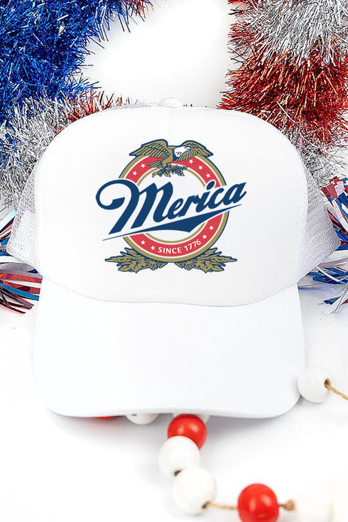 Merica Foam Mesh Back Trucker Cap