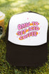 OMW To Get Iced Coffee Foam Mesh Back Trucker Cap