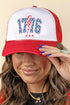 Patriotic 1776 Lightning Bolt Foam Mesh Back Trucker Cap