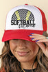 Pitch Perfect Softball Mama Foam Mesh Back Trucker Cap