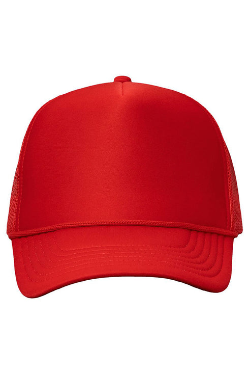 Checkerboard Pitch Foam Mesh Back Trucker Cap