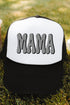 Retro Checkered Mama Foam Mesh Back Trucker Cap
