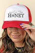 Sweeter Than Honey Foam Mesh Back Trucker Cap