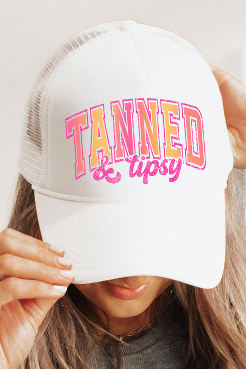Tropical Tipsy Tones Foam Mesh Back Trucker Cap