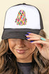 Watercolor Ghost Foam Mesh Back Trucker Cap