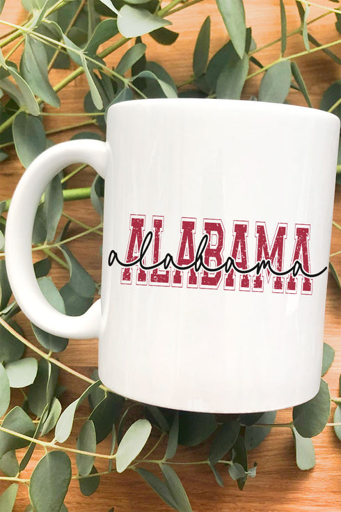 Alabama Script Ceramic Mug