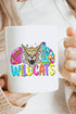 Bright Wildcats Colorful Ceramic Mug