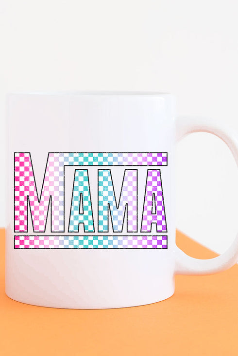 Check It Out Colorful Mama White Mug
