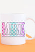 Check It Out Colorful Mama White Mug